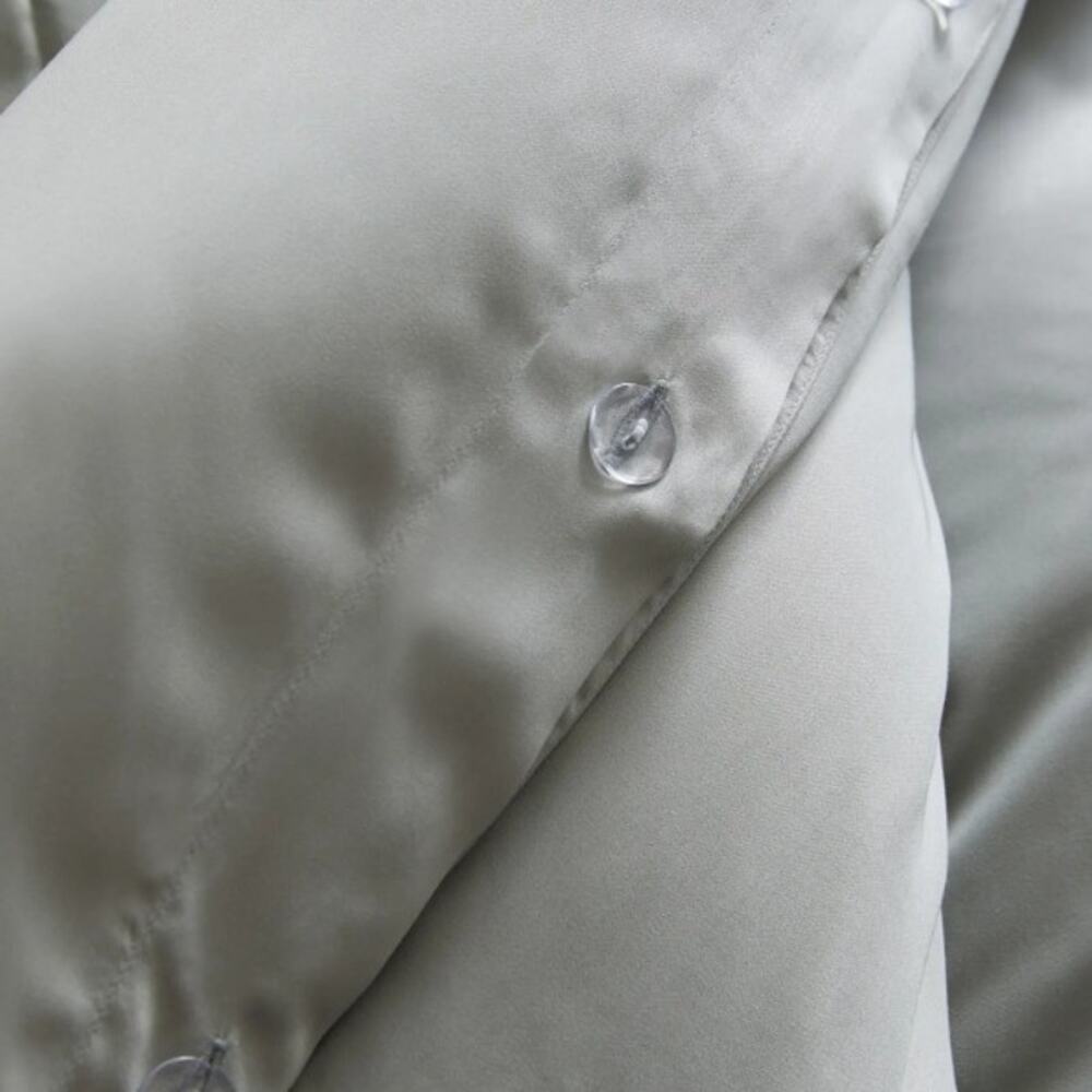 NEW Quince Full Queen Bamboo Duvet Cover 100% Organic Eucalyptus NO INSERT/SHAMS - Picture 3 of 5